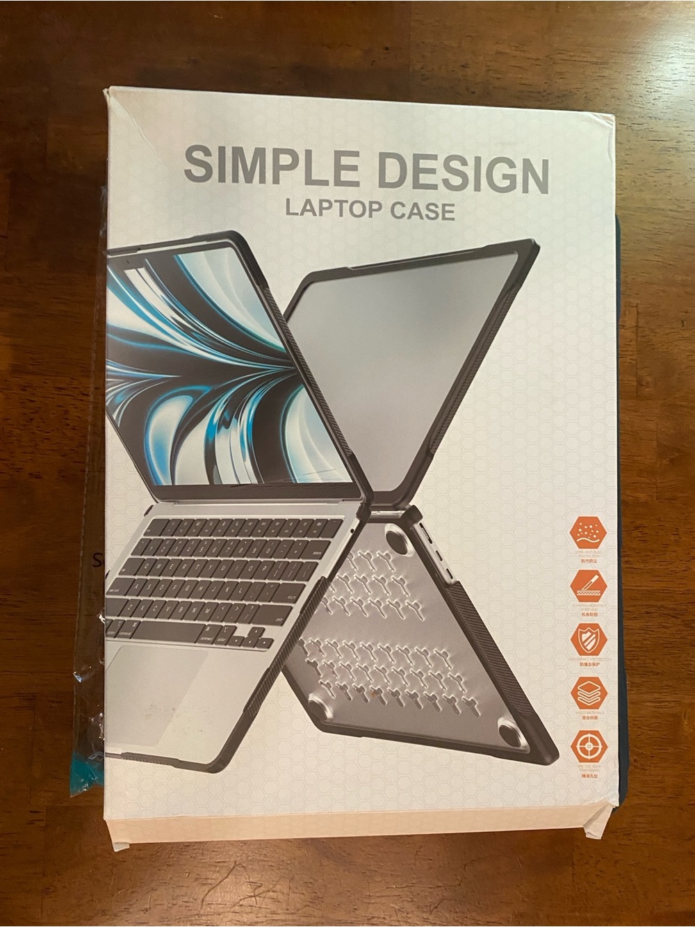 Hard case for 13 inch laptop - Indigo
